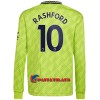 Virallinen Fanipaita Pitkähihainen Manchester United Rashford 10 Kolmas Pelipaita 2022-23 - Miesten
